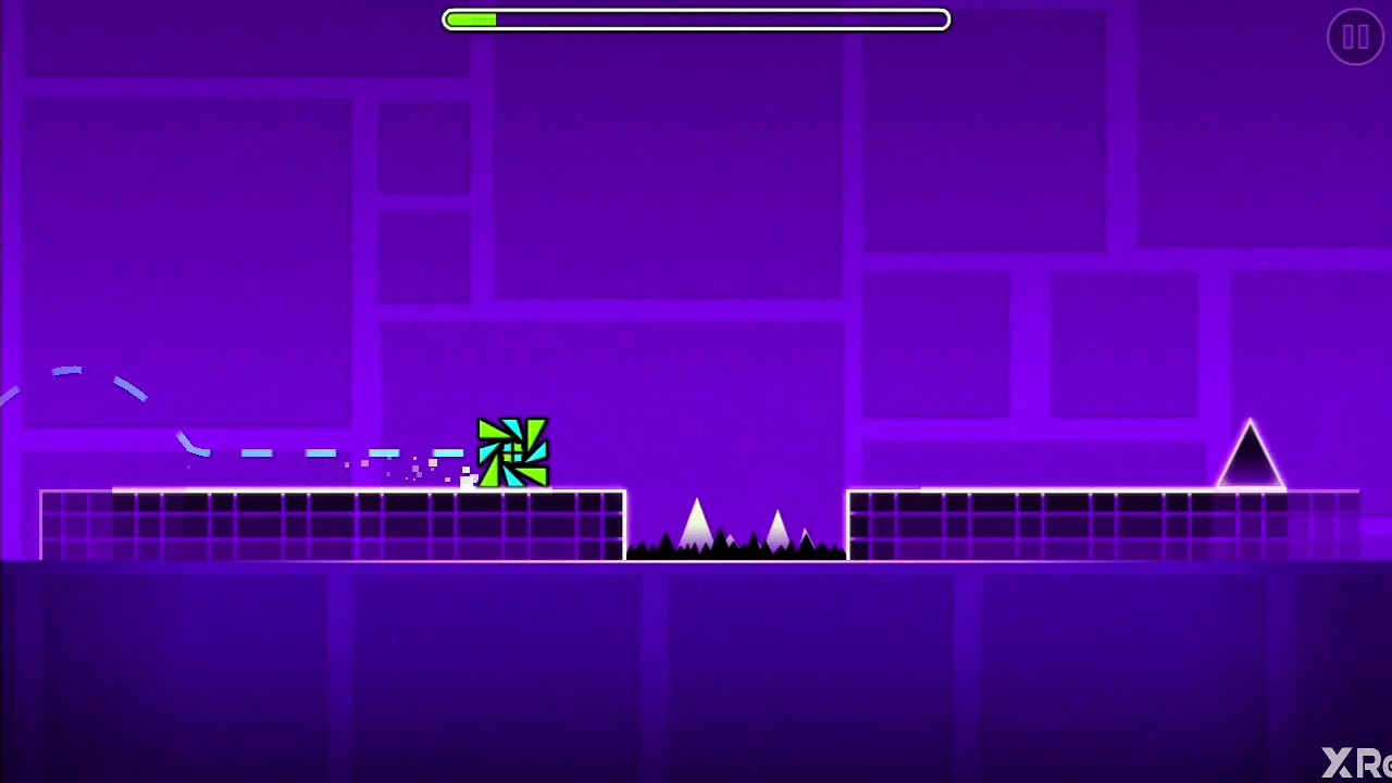 Pasando el nivel 1 de geometry dash - YouTube