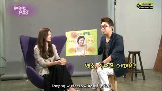 [PL SUBS] 140809 Kogo z EXO lubi Han Chae Young?