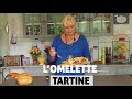 Recette du petit djeuner  lomelette tartine  en cuisine avec sophie