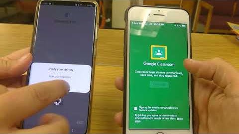 Student Video   Google Classroom on iPhone Android