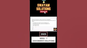 Soft Skill Development Week 7 Assignment Solutions | SWAYAM NPTEL | AUG-NOV 2025 | SUBSCRIBE