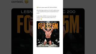 $2.5M payday ➡️ No Contest: The Brock Lesnar story 😅