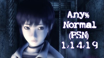 Fatal Frame Any% Normal Speedrun (PSN) "1:14:19"