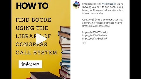 How to find books using the library of congress call system