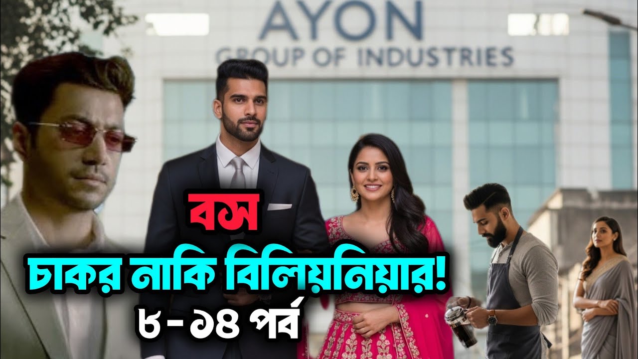 চাকর নাকি বিলিয়নিয়ার ৮-১৪ পর্ব| অয়ন কেন চাকরের মতো শ্বশুরবাড়িতে ? Boss doniya jar Bose