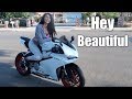 Teaching Janeth how to Ride my DUCATI!.....| Leg & Ab workout