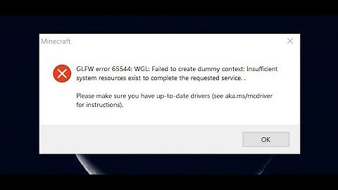 How To Fix GLFW Error 65544 - Minecraft (2020)