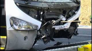 Accidente na N640, á altura de Ponte Vilariño 3. Agolada