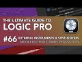 Logic pro 66  external instruments and synthesizers