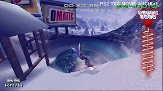 SSX3 all peak race 300km/h Game Play - snowboard game [TAS] screenshot 5