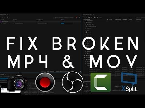 Kaputte Video Dateien Retten | Funktioniert in jedem Fall | OBS, Bandicam, Kamera, Camtasia