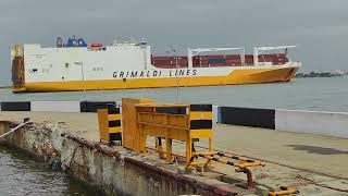 Giant Auto Cargo Ship | Grimaldi Lines | Victoria Island | Lagos | Nigeria