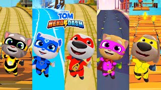 Talking Tom Hero Dash  New Ultra Heroes  Amazing Outfits  All Additional Levels  Gameplay