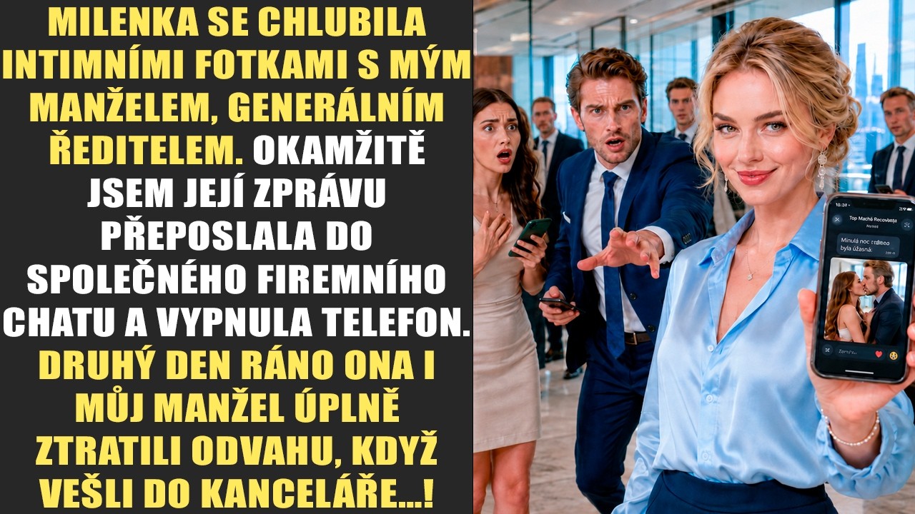 Přišla mi zpráva se třemi fotkami. Na první byla jeho milenka v mém županu, v mé posteli. Na druhé se líbali. Na třetí spal, zatímco ona si ho fotila z profilu – v povlečení, které nám darovala...