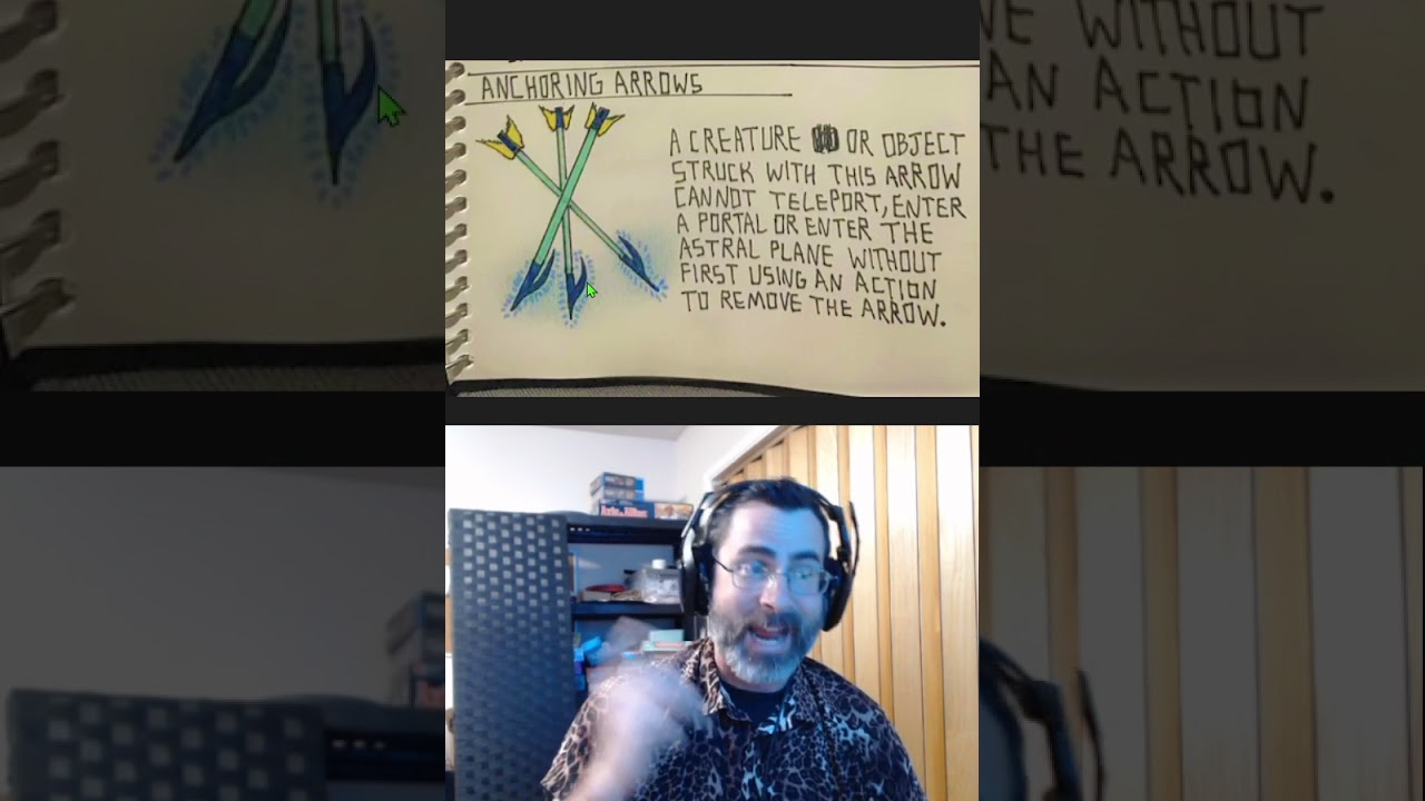 DnD Homebrew Magic Item. Anchoring Arrows 