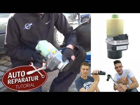 Servopumpe wechseln | Servolenkung elektrisch Hydraulisch erneuern defekt Anleitung | DIY Tutorial