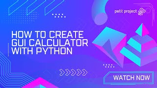 How to create gui calculator with python