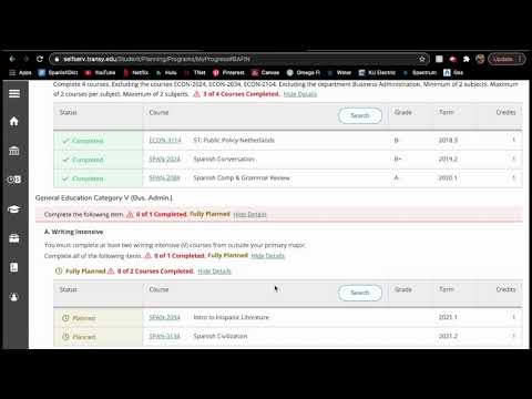 How to Schedule a Class in Tnet - Transylvania University