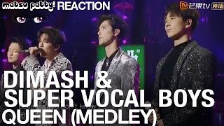 Dimash & Super Vocal Boys sing Queen Medley | Reaction