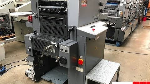 Numbering & Perforating Machine for sale   Heidelberg QM 46 offset   Gab Supplies Ltd   2003