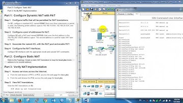 Implementing Static & Dynamic NAT - dynamic nat configuration - how to configure nat on cisco