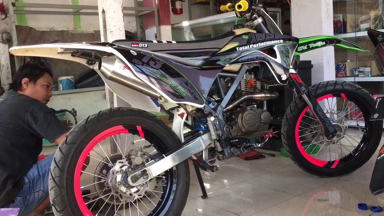 Kawasaki Klx 150 Full Option Upgrade Youtube