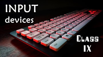 Lecture 6 | Input Devices | Class IX | Computer Applications