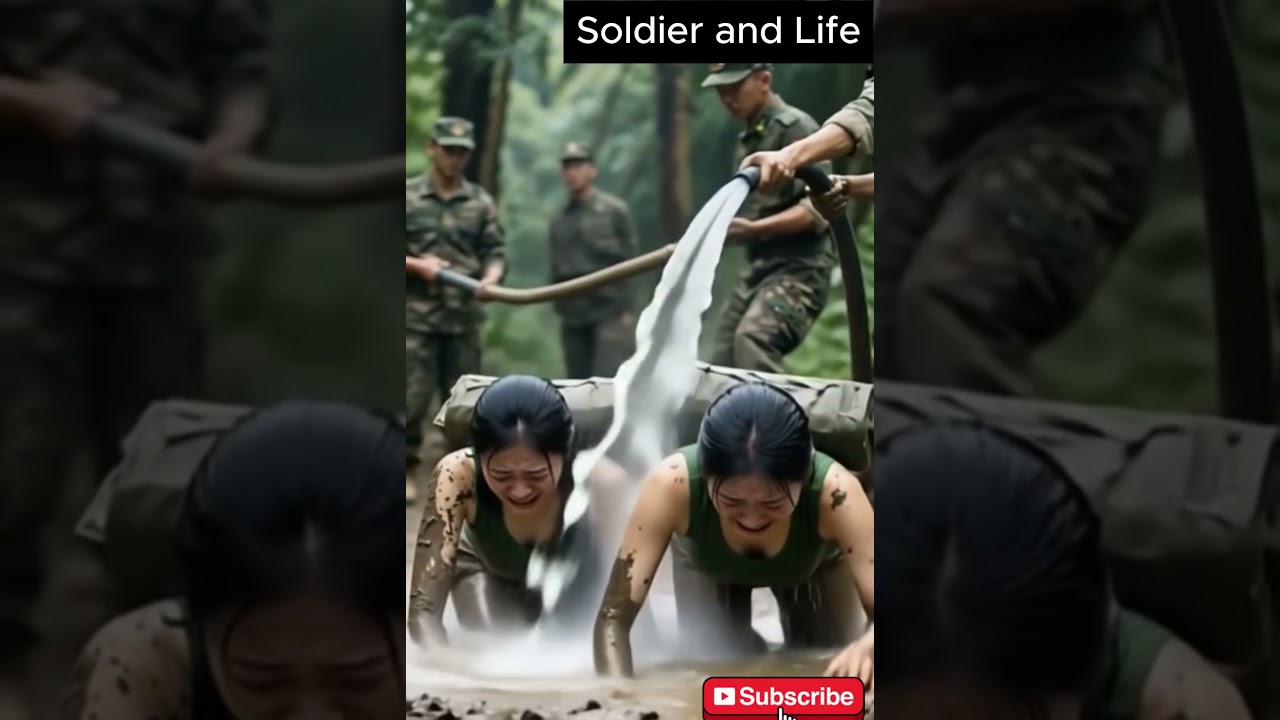 Female Soldiers in Harsh Military Training – Mud, Tears & Steel Will 💪💧 