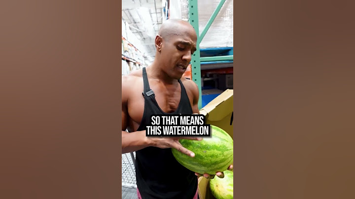 How To Choose A Ripe Watermelon?