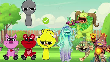 POV: Sprunki mysinging TRANSFORMS into Smiling Critters 🤣👌 #sprunki  #meme #incredibox #viral