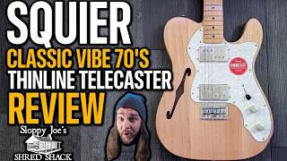 She's CHEAP, but she PLAYS like she's NOT! | SQUIER CLASSIC VIBE 70'S THINLINE TELECASTER | REVIEW