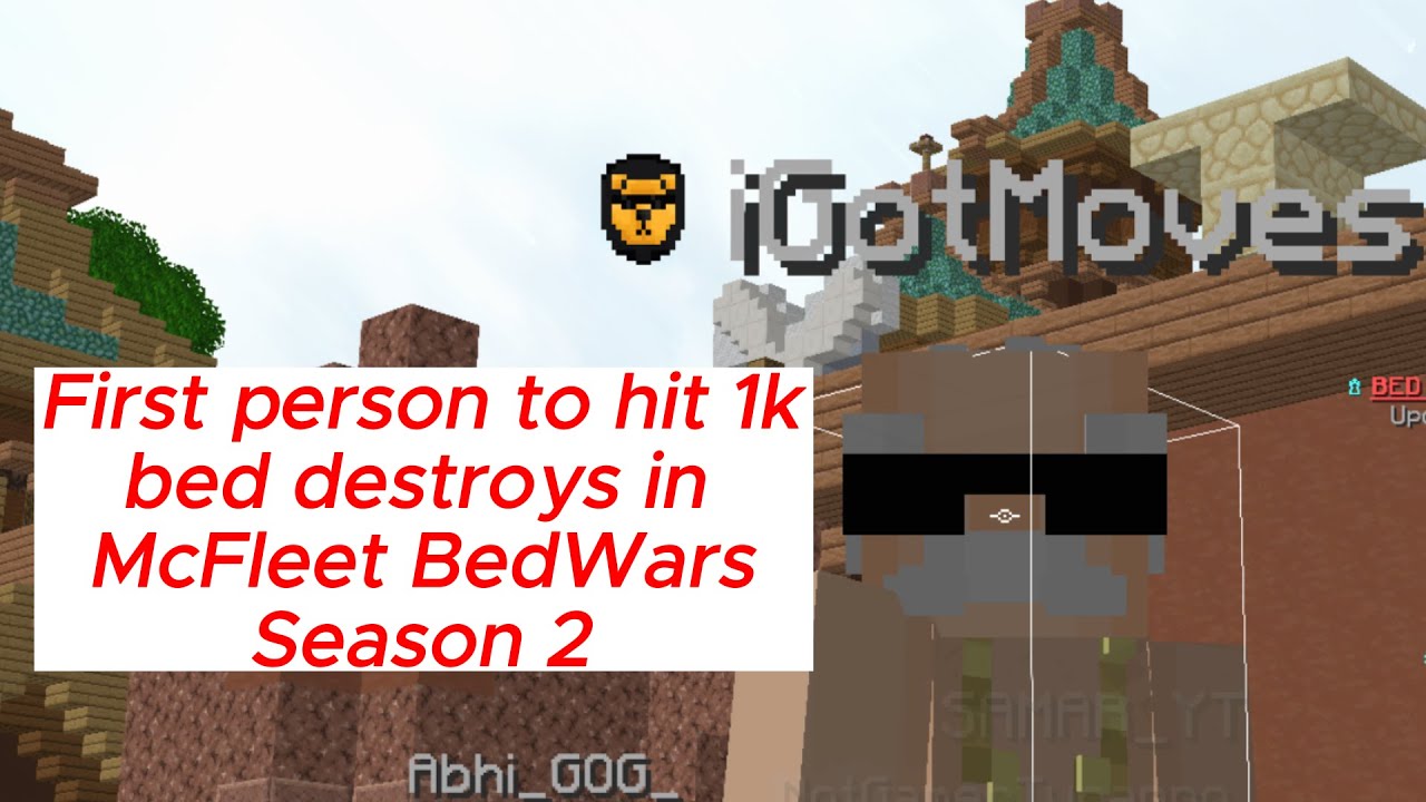 First one to hit 1k beds in McFleet BedWars 