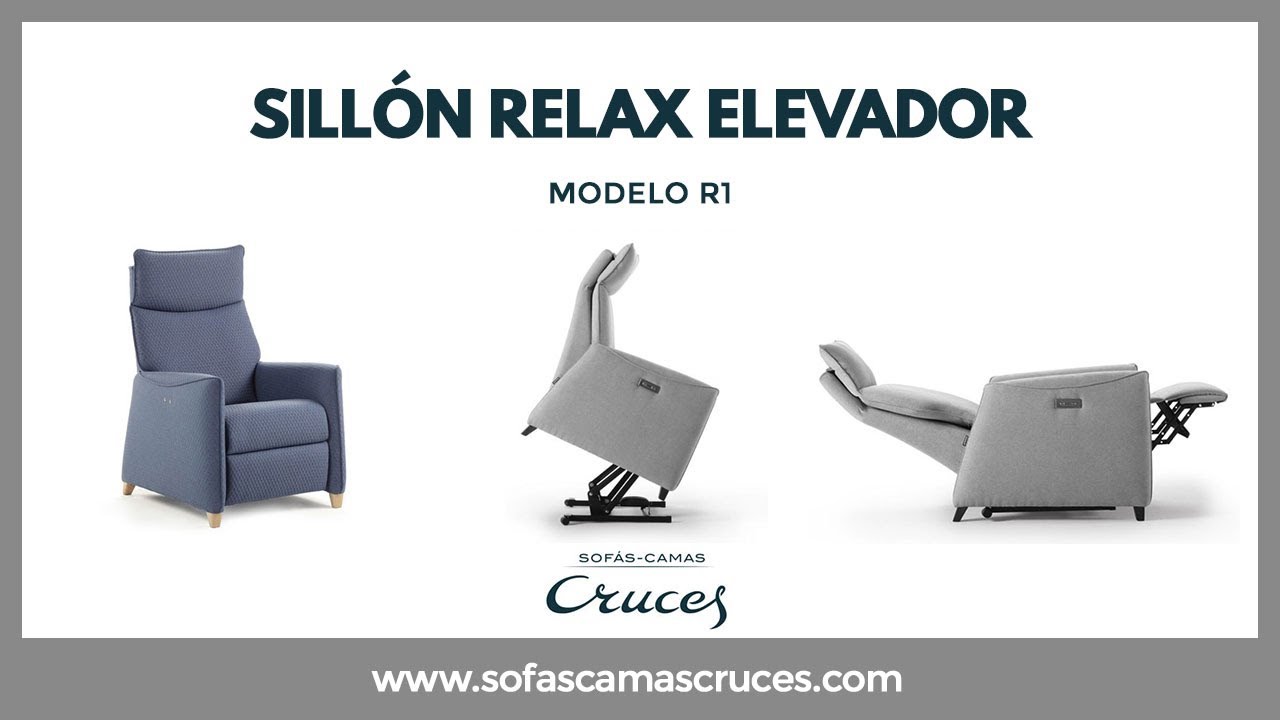 Sillón relax reclinable con respaldo orejero - Sofas Camas Cruces