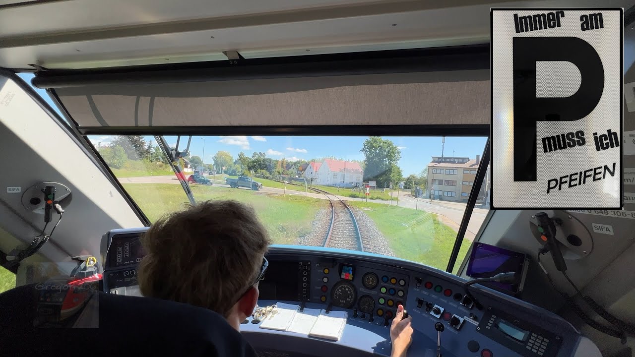 Vorbildliches Verhalten am Bahnübergang #4 | Bahnübergänge nur mit Andreaskreuz aus Lokführersicht