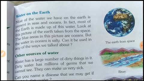 Class-2,EVS, lesson-9 Water in my life, part-2