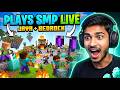 MINECRAFT SMP LIVE 🔴 JAVA + BEDROCK 😱 FACECAM ON 20 LIKES
