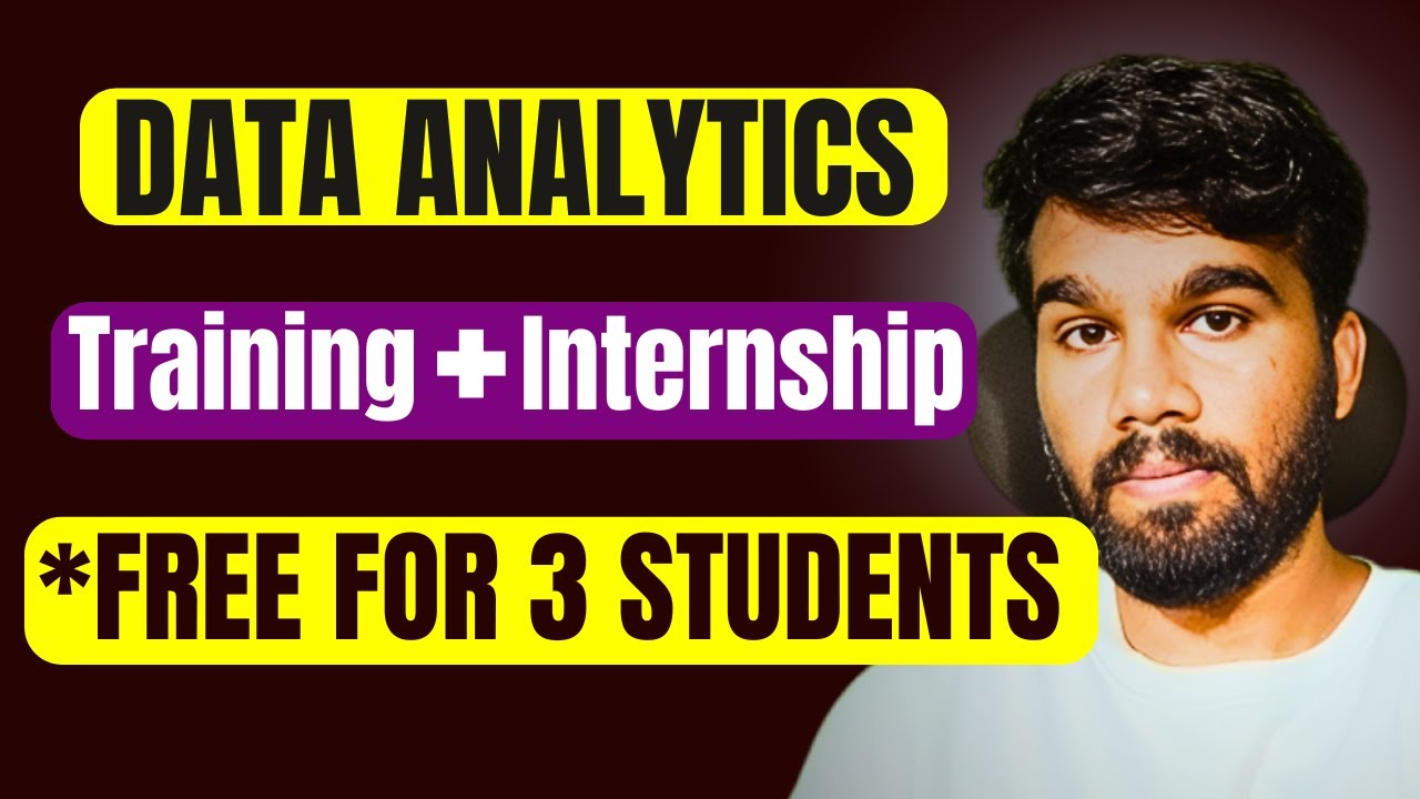 Training cum INTERNSHIP Program in Data Analytics 🔥| Get It FREE 👈 ...