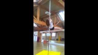 Devil's Point Shuffle Advanced Pole Dance Combo