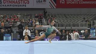 Brooke Pierson - Floor Exercise - 2024 Xfinity U.S. Championships - Women Session 1 Day 2