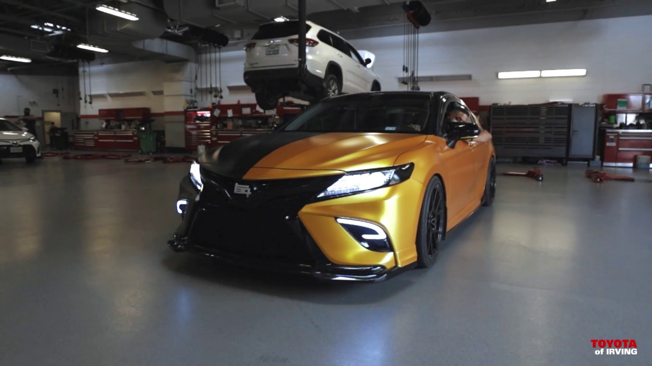 2018 Camry SE Custom Vinyl Wrap | Toyota of Irving in Dallas Fort Worth