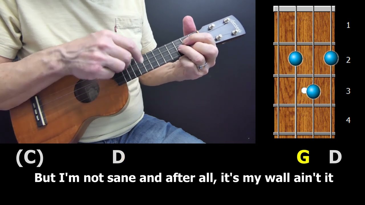Hole in the Wall (Alan Jackson) Ukulele StrumAlong with Chords