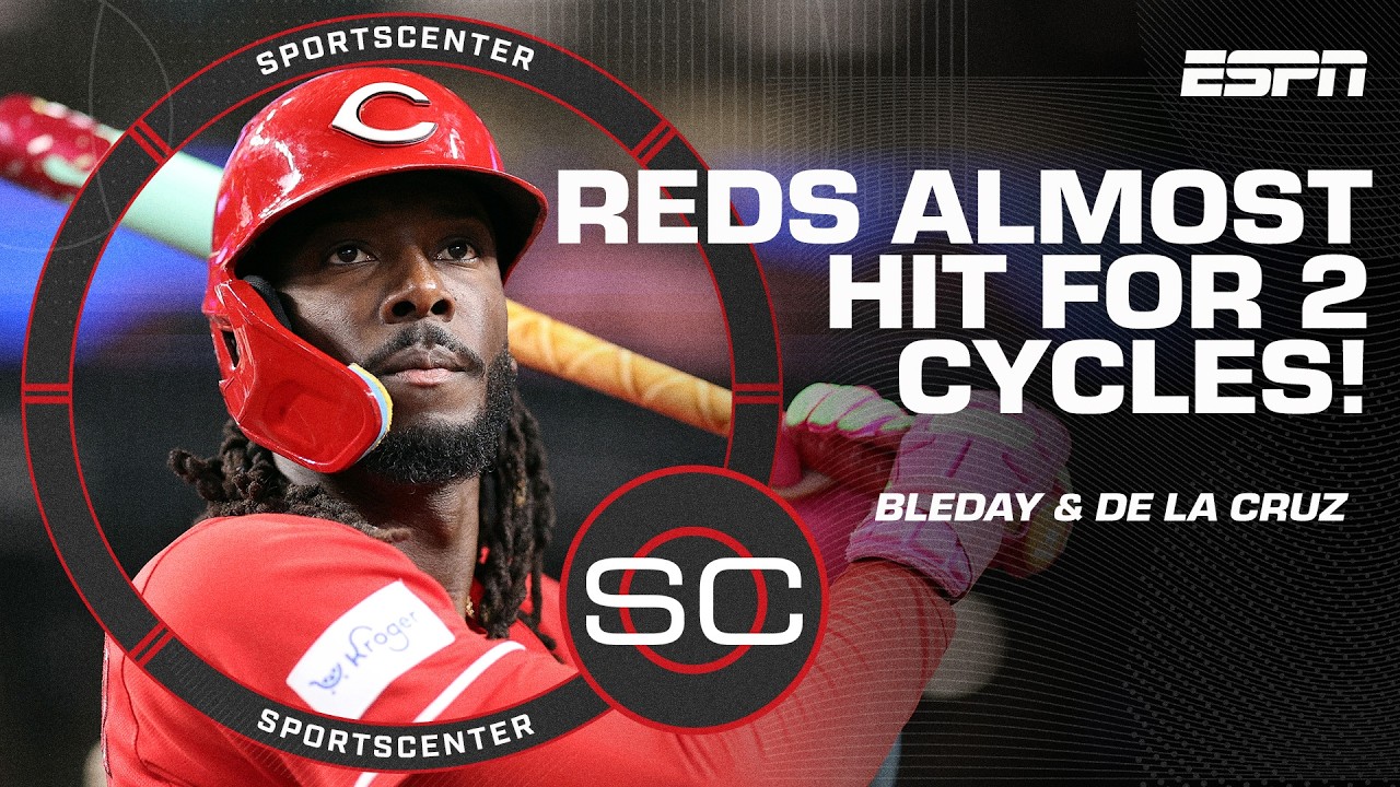 RED ALERT 🚨 JJ Bleday hits for the CYCLE & teammate Elly De La Cruz almost joins! ♻️ | SportsCenter