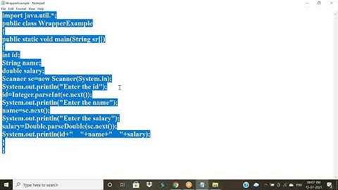 java-wrapper classes and command line arguments