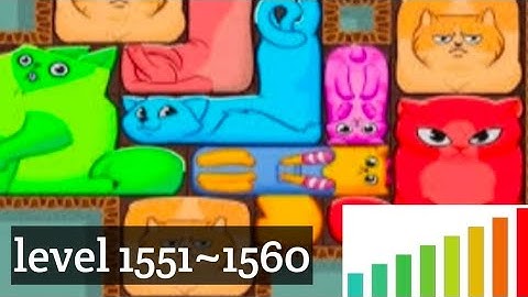 Puzzle Cats - level 1551~1560 Solve 