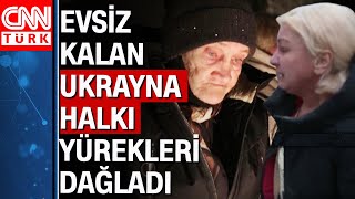 Ukraynada Hava Saldırıları Sonrası Evlerini Kaybedenler Gözyaşlarıyla Anlattı