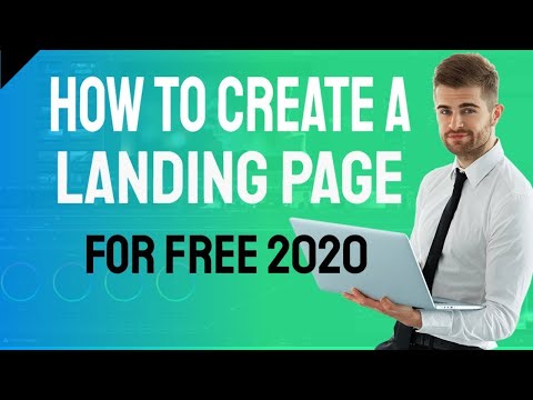 How to Create a Landing Page for Free 2020 - Create Beautiful Landing Pages for Free in 5 Minutes