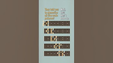 Most guitarists overcomplicate it… Here are 3 guitar patterns you need to know #scales #guitarlesson