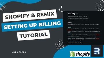 Shopify Remix App Development - Set Up Billing