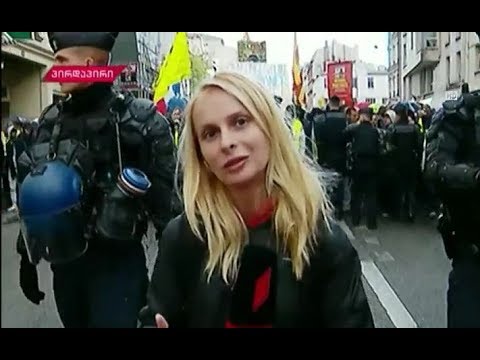 ყვითელჟილეტიანების მანიფესტაცია პარიზში