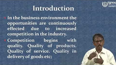 IGNOU Live Session on "Total Quality Management (TQM)" for Engineering Students